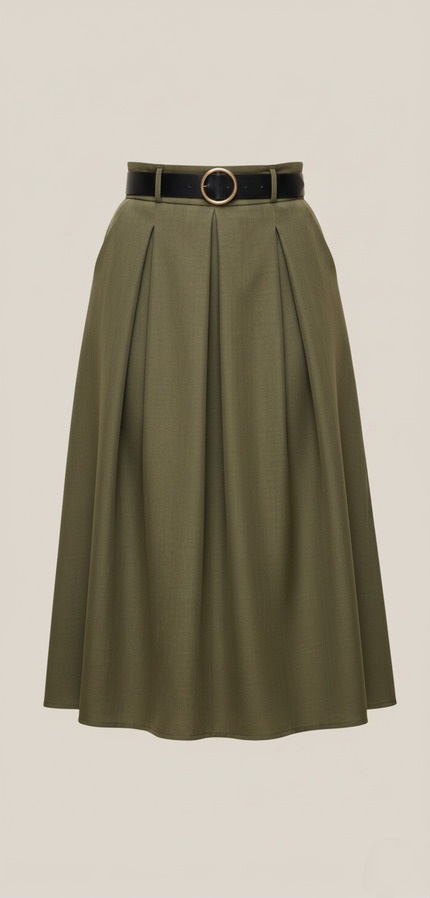 Falda femenina de diseño moderno y elegante