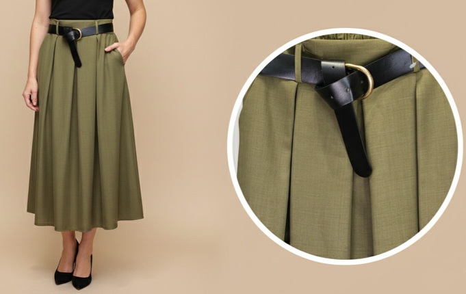 Falda femenina de diseño moderno y elegante - Imagen 2